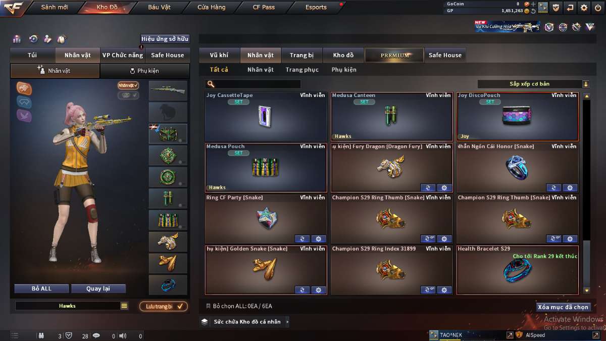 shop acc cf uy tin gia re